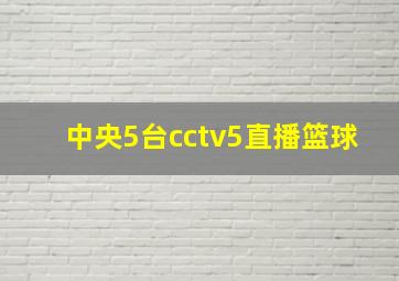 中央5台cctv5直播篮球