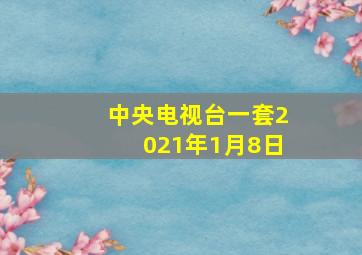 中央电视台一套2021年1月8日