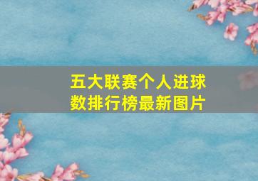 五大联赛个人进球数排行榜最新图片