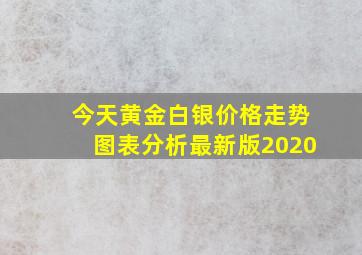 今天黄金白银价格走势图表分析最新版2020