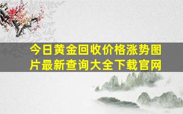 今日黄金回收价格涨势图片最新查询大全下载官网