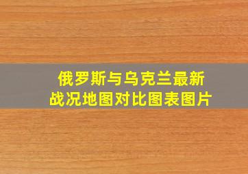 俄罗斯与乌克兰最新战况地图对比图表图片