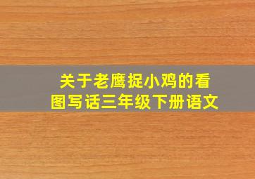 关于老鹰捉小鸡的看图写话三年级下册语文