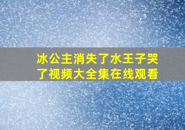 冰公主消失了水王子哭了视频大全集在线观看