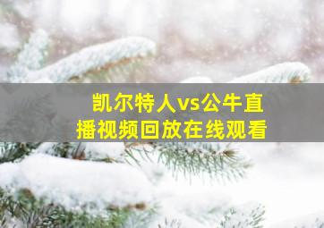 凯尔特人vs公牛直播视频回放在线观看