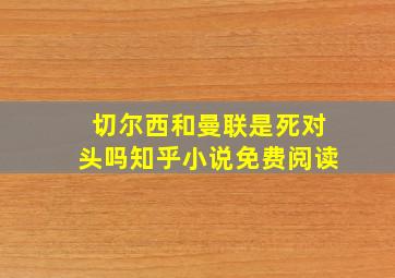 切尔西和曼联是死对头吗知乎小说免费阅读