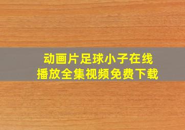 动画片足球小子在线播放全集视频免费下载