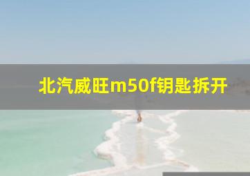 北汽威旺m50f钥匙拆开