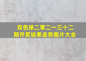 双色球二零二一三十二期开奖结果走势图片大全