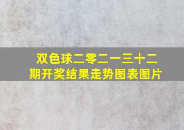 双色球二零二一三十二期开奖结果走势图表图片