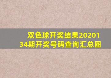 双色球开奖结果2020134期开奖号码查询汇总图