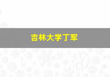 吉林大学丁军