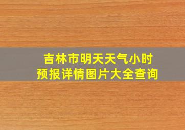 吉林市明天天气小时预报详情图片大全查询