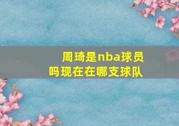 周琦是nba球员吗现在在哪支球队