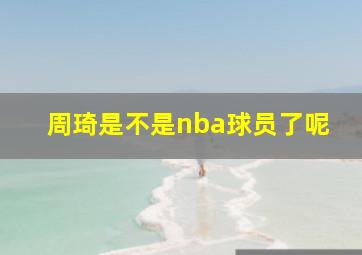 周琦是不是nba球员了呢