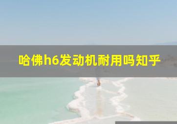 哈佛h6发动机耐用吗知乎