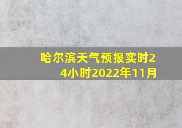 哈尔滨天气预报实时24小时2022年11月