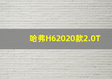 哈弗H62020款2.0T