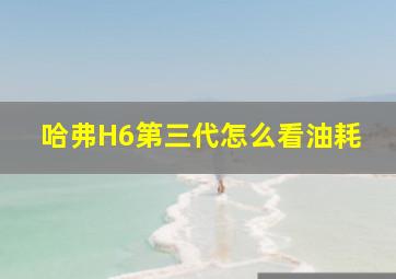 哈弗H6第三代怎么看油耗