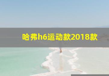 哈弗h6运动款2018款