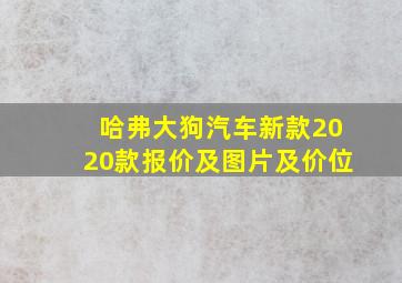 哈弗大狗汽车新款2020款报价及图片及价位