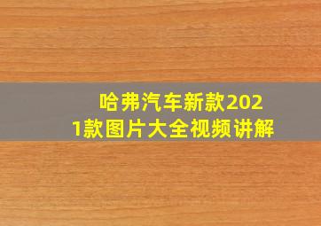 哈弗汽车新款2021款图片大全视频讲解