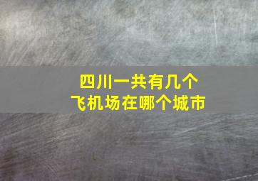 四川一共有几个飞机场在哪个城市