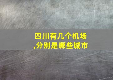 四川有几个机场,分别是哪些城市