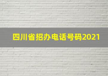 四川省招办电话号码2021