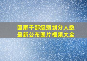 国家干部级别划分人数最新公布图片视频大全