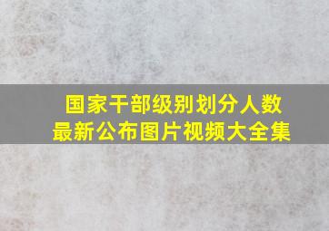 国家干部级别划分人数最新公布图片视频大全集