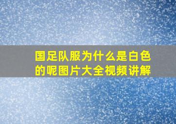 国足队服为什么是白色的呢图片大全视频讲解