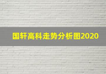 国轩高科走势分析图2020