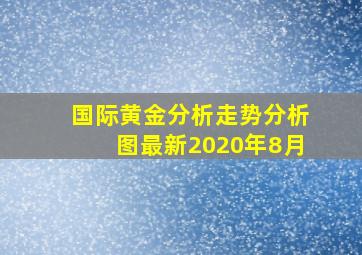 国际黄金分析走势分析图最新2020年8月