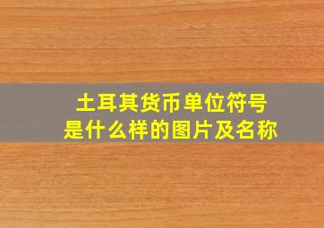 土耳其货币单位符号是什么样的图片及名称