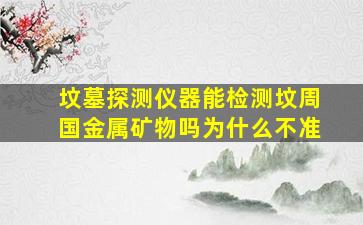 坟墓探测仪器能检测坟周国金属矿物吗为什么不准