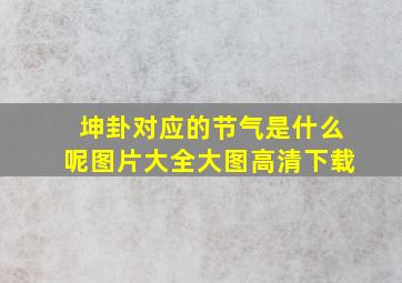 坤卦对应的节气是什么呢图片大全大图高清下载