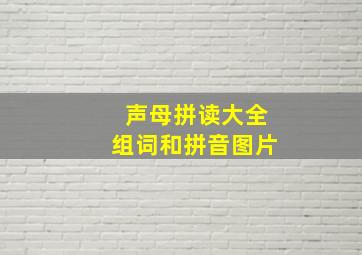 声母拼读大全组词和拼音图片