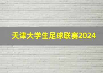 天津大学生足球联赛2024