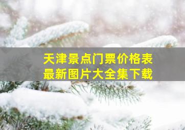 天津景点门票价格表最新图片大全集下载