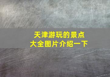 天津游玩的景点大全图片介绍一下