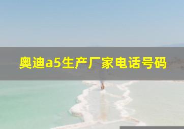 奥迪a5生产厂家电话号码