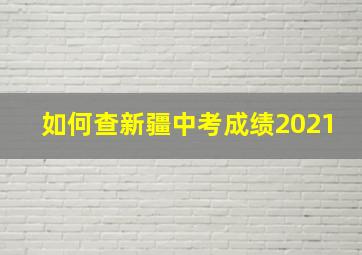 如何查新疆中考成绩2021