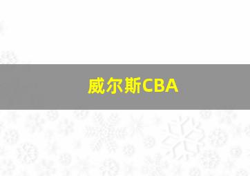 威尔斯CBA