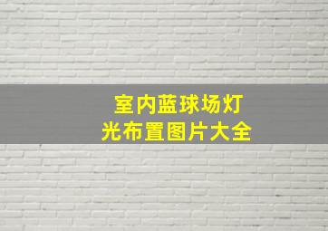 室内蓝球场灯光布置图片大全