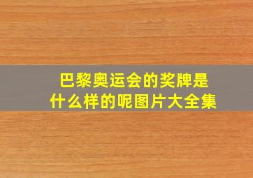 巴黎奥运会的奖牌是什么样的呢图片大全集