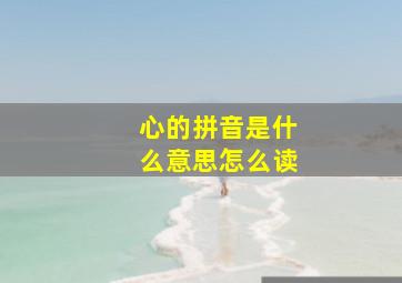 心的拼音是什么意思怎么读