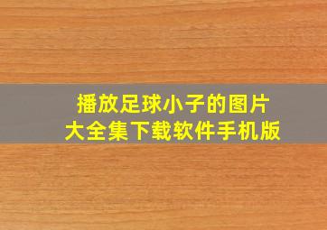 播放足球小子的图片大全集下载软件手机版