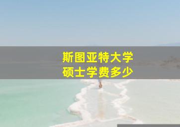 斯图亚特大学硕士学费多少