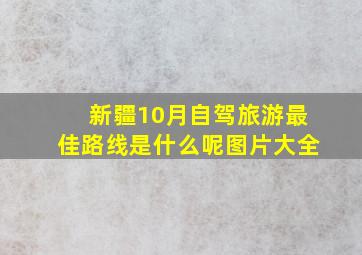 新疆10月自驾旅游最佳路线是什么呢图片大全